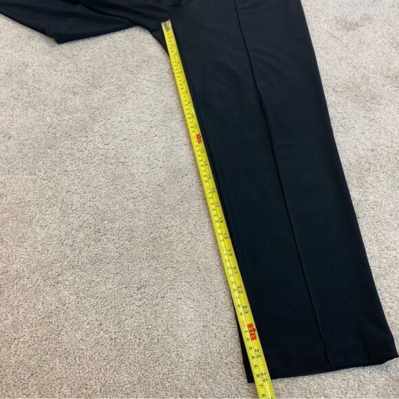 JOSEPH Ribkoff Black gold grommet stretchy spandex drawstring pants Sz 8 - Picture 8 of 9